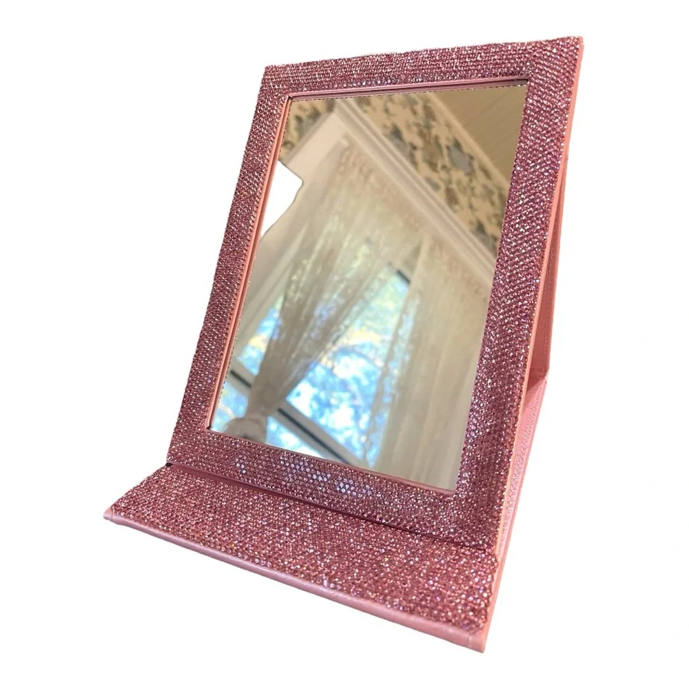 Bling Pink Mirror - Picture 1 of 15